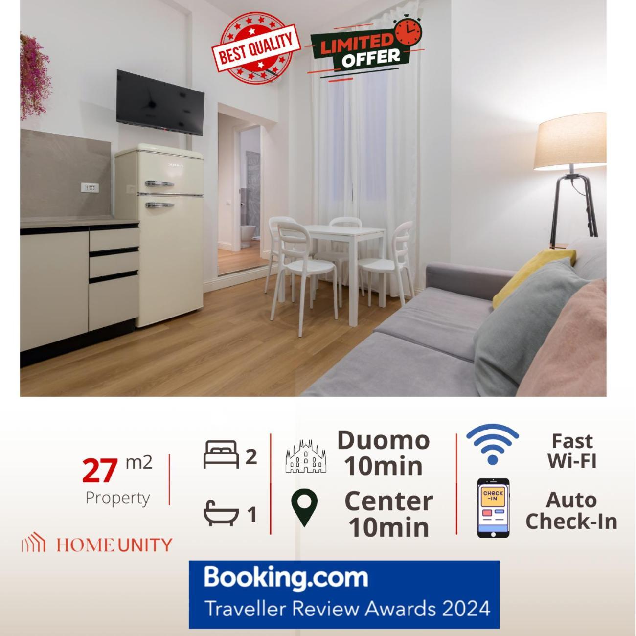 Nuovo Intimo Apt A 10Min Dal Duomo - Homeunity Milaan Buitenkant foto